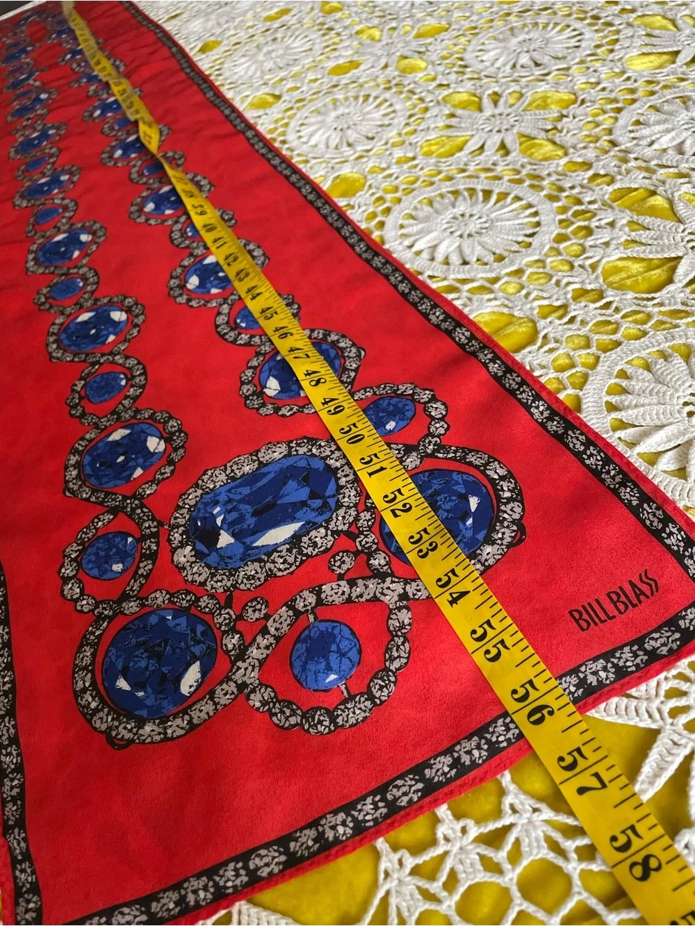Bill Blass vintage silk scarf
